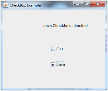 JCheckBox en Java Swing