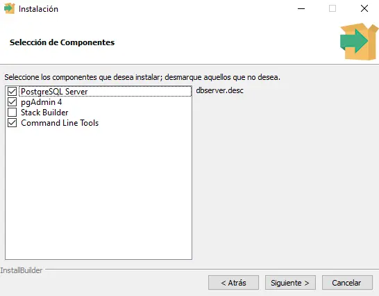 Configuración PostgreSQL Server, pgAdmin 4 y Command Line Tools