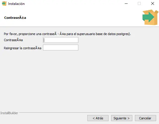 Configuración usuario root para acceder a pgadmin