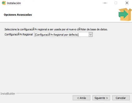 Opciones Avanzadas De La Instalación