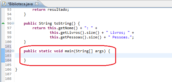 parametros del metodo main